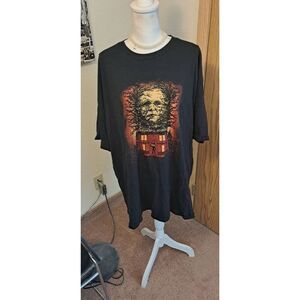 Halloween Michael Myers House T shirt by TeeFury-Big 4XL Size PreOwned